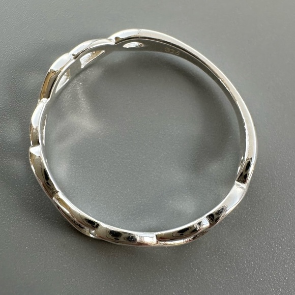 Sterling Silver Dainty Infinity Ring - Picture 9 of 10